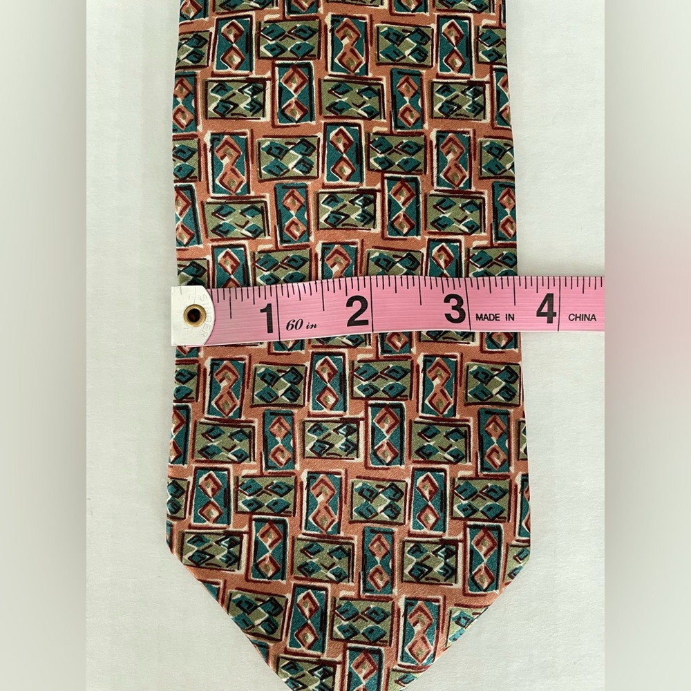 Christian Dior Monsieur Silk Ties Bundle- Multicolor Geometric Designs - Picture 2 of 13